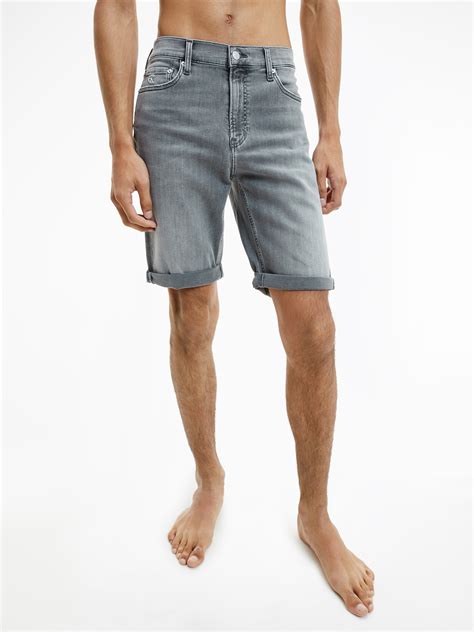 calvin klein mens jean shorts